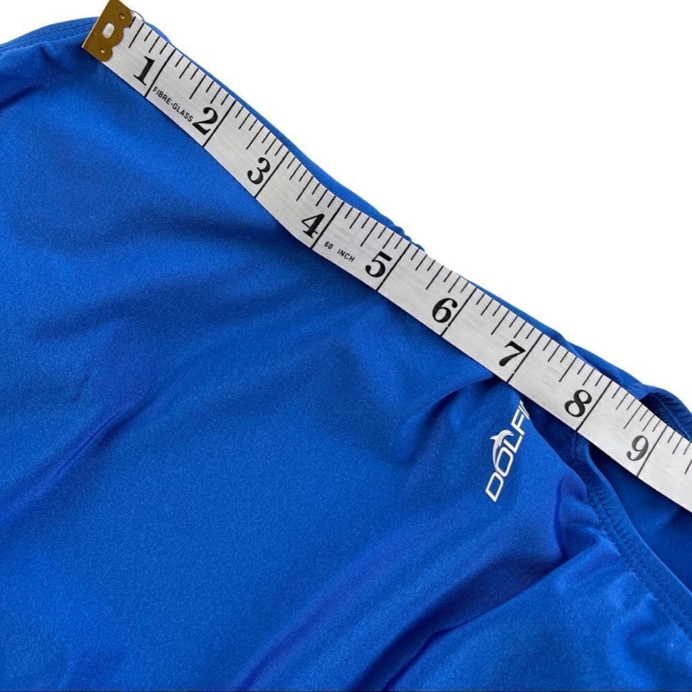 “Dolphin Ocean” Racing Solid Performance Back One Piece Swimsuit • NWT - Picture 11 of 14